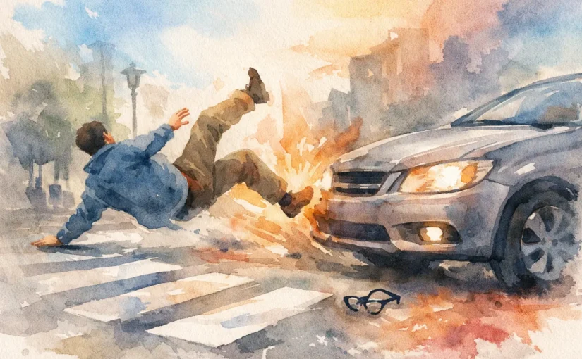 Incidente con pedone: chi ha colpa davvero?