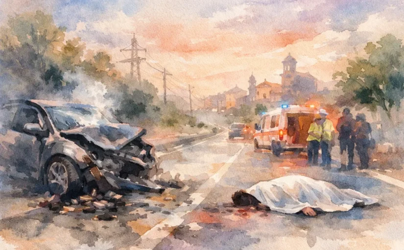 Incidente sulla Casilina: morto un 28enne