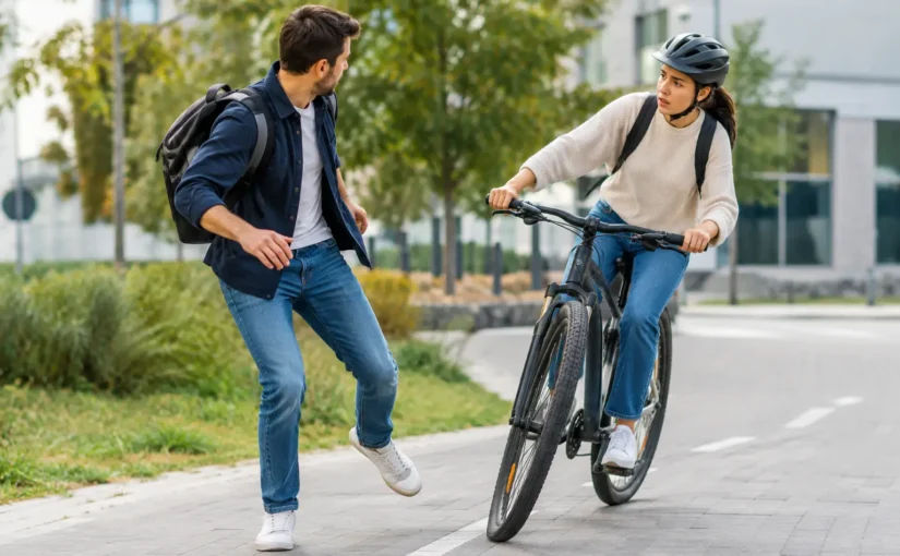 Concorso di colpa tra pedone e ciclista: quando ricorre