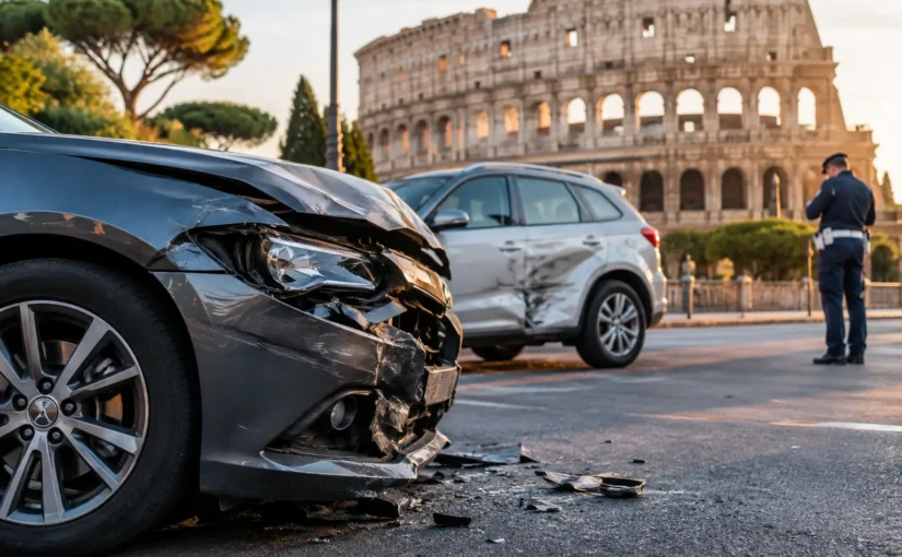 Incidenti stradali Roma dopo un sinistro grave
